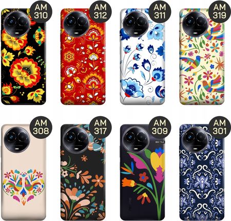 Etui Do Realme 11 5G Folk Ludowe Folklorystyczne Obudowa Pokrowiec - zdjęcie 6