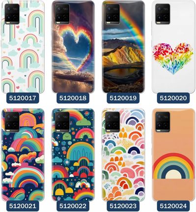 Etui Do Vivo Y21 Y21S Y33S Tęczowe Tęcza Rainbow - zdjęcie 2