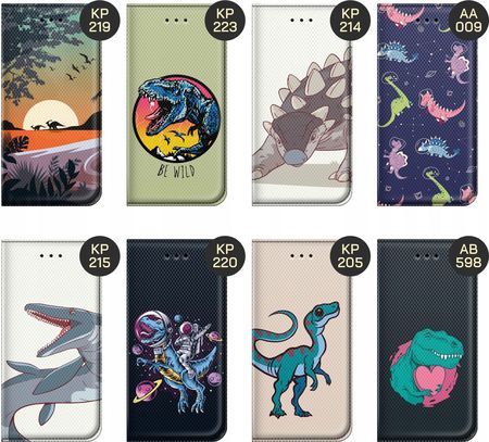 Etui Z Klapką Do Samsung Galaxy S25 Dinozaury Reptilia Prehistoryczne - zdjęcie 3