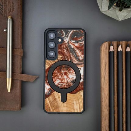 Etui Bewood Unique Do Samsung Galaxy S25 Planets Wenus Z Magsafe - zdjęcie 2