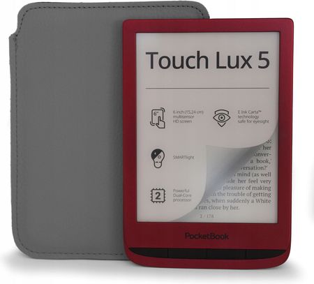 Luresko Skórzane Etui Pokrowiec Obudowa Do Inkbook Lumos 6 Prime Hd 6 - zdjęcie 3