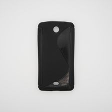 Etui Microsoft Lumia 430 Dopasowane Czarne S Line