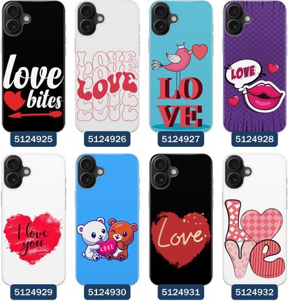 Superetui Etui Do Iphone 16 Plus Love Miłość Zakochani Czerwone Serce - zdjęcie 4