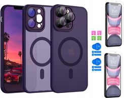 Etui Do Iphone 11 Pro Max Matowe Magsafe Wzmocnione Z Osłona Aparatu Szkło