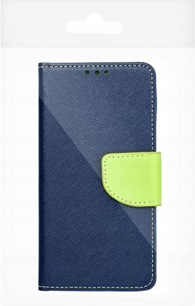 Kabura Fancy Book Do Iphone 15 Granatowo Limonkowy - zdjęcie 2