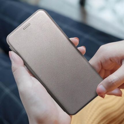 Kabura Elegance Book Do Samsung S25 Plus Stalowy - zdjęcie 2