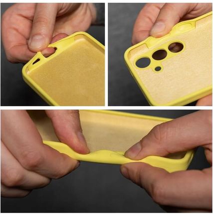 Futerał Silicone 2Mm Do Honor X7A Żółty - zdjęcie 4