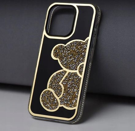 Futerał Teddy Bear Do Iphone 12 12 Pro Złoty - zdjęcie 2