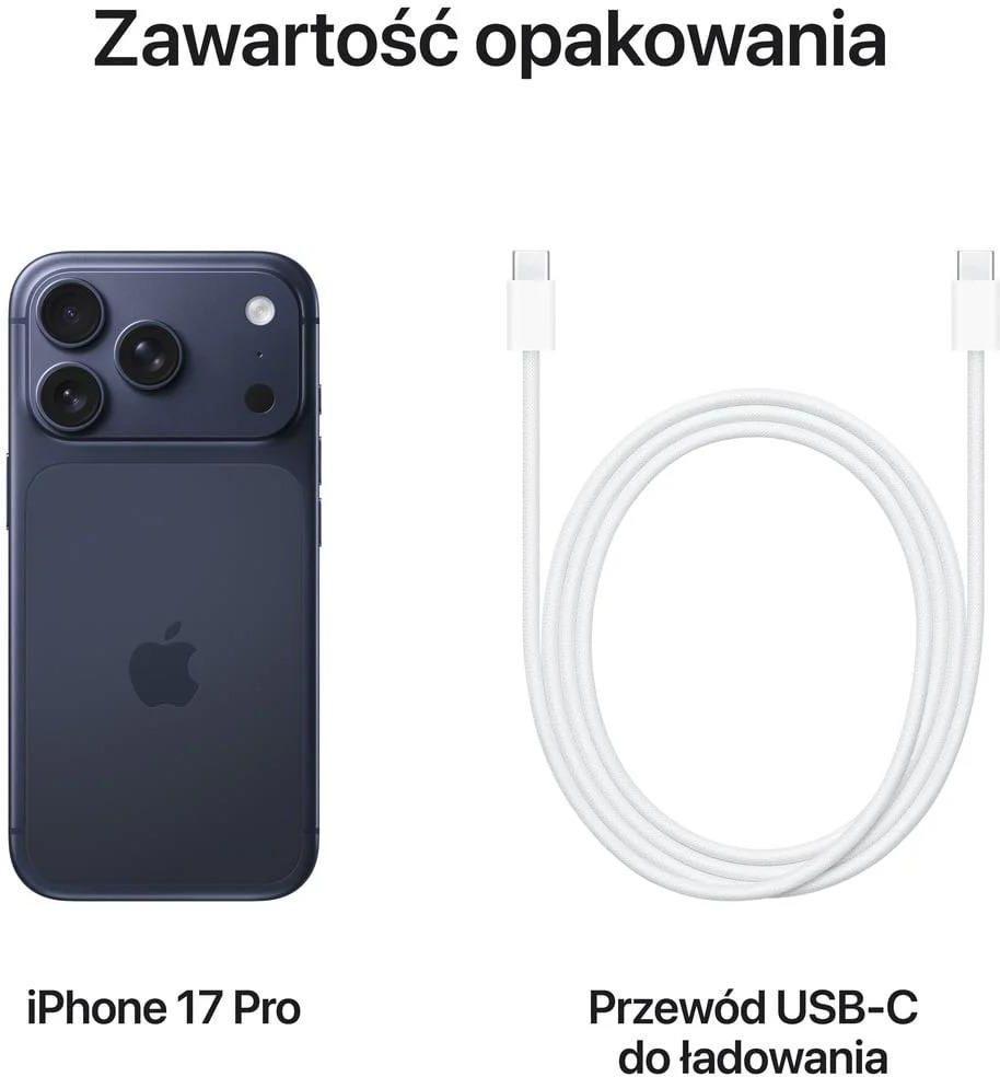 Apple iPhone 17 Pro 256GB Głębinowy błękit - Cena, opinie na Ceneo.pl
