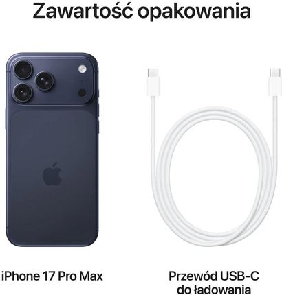 Apple iPhone 17 Pro Max 256GB Głębinowy błękit - Cena