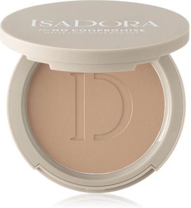 Isadora The No Compromise Matte Longwear Powder Puder W Kompakcie Matujące Odcień 68 Neutral Almond 8g