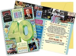 Zdjęcie Kukartka Karnet Urodziny 40 - Sucha Beskidzka