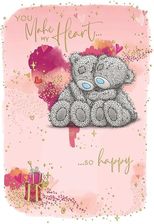 Zdjęcie Carte Blanche Greetings Ltd Kartka Okolicznościowa You Make My Heart So Happy - Tczew