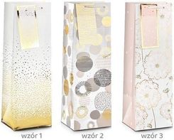 Zdjęcie Pan Dragon Torba Prezentowa Ślub Gold 32X26X10Cm Mix - Pajęczno