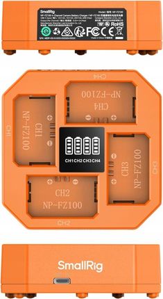 Smallrig Ładowarka czterokanałowa NP-FZ100 4-Channel Battery Charger (4839) - zdjęcie 4