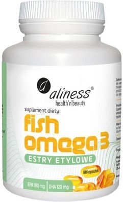 Aliness Fish Omega 3 Estry 180/2120mg 60kaps. - zdjęcie 2