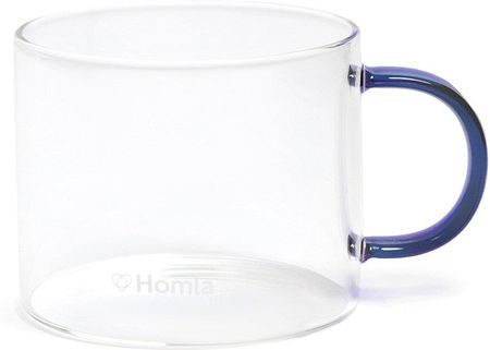 Homla Szklanka Glossy Z Granatowym Uchem 0,35l (211252)