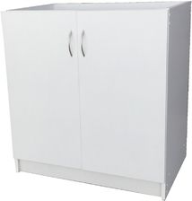 Euromax Meble Graja Szafka Biała pod zlew 50x80x82