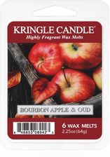 Zdjęcie Kringle Candle Bourbon Apple & Oud Wosk Do Aromaterapii 64G - Łazy