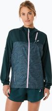 Zdjęcie Kurtka Do Biegania Damska Asics Fujitrail Packable Saxon Green/Light Ube - Warszawa
