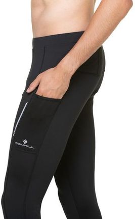 Ronhill Spodnie Biegowe Męskie Tech Reflect Tight Black/Reflect - zdjęcie 2