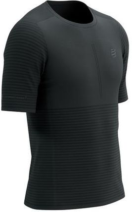 Compressport Koszulka Biegowa Pro Racing Ss T-Shirt Black - zdjęcie 2