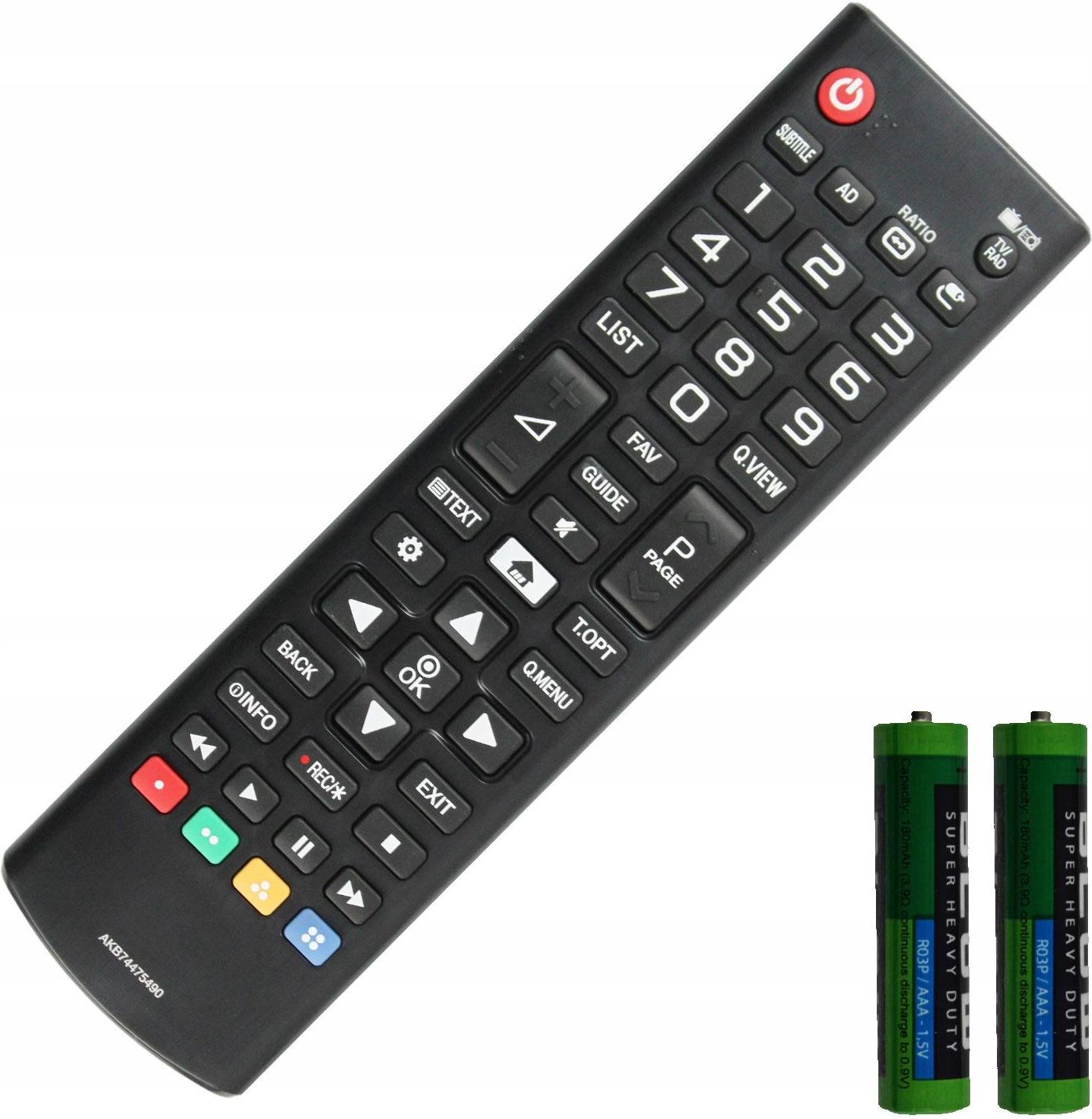 Vhbw telecomando compatibile con LG 60PB6600, 55LB5820, 65LB5840, 60LB5820, 50PB6600, 50LB5820, 42LB5820, 32LB5820 - Telecomando di ricambio | Leroy Merlin