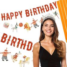 Zdjęcie Partydeco Baner Happy Birthday Cyrk 275Cm - Kłecko