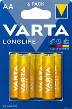 Zdjęcie Varta Baterie AA LR6 Longlife (6 szt.) - Dąbrowa Białostocka