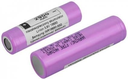 Samsung 18650 li-ion 3.7V 3000mAh. LXB30Q