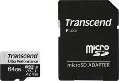Transcend Microsdxc 340S 64Gb Class 10 Uhs-I U3 A2 (TS64GUSD340S)
