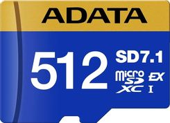 Adata Remier Extreme Sd7.1 Microsdxc 512 Gb Class 10 Uhs-I/U3 V30 (UD512GEX3L1C)