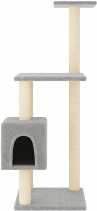 Dkd Home Decor Słupek Do Drapania Z Sizalu Jasnoszary 104Cm - zdjęcie 2