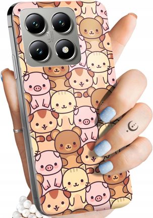 Hello Case Etui Do Xiaomi 14T Zwierzęta Pieski Kotki Lamy Domowe Dziekie Obudowa