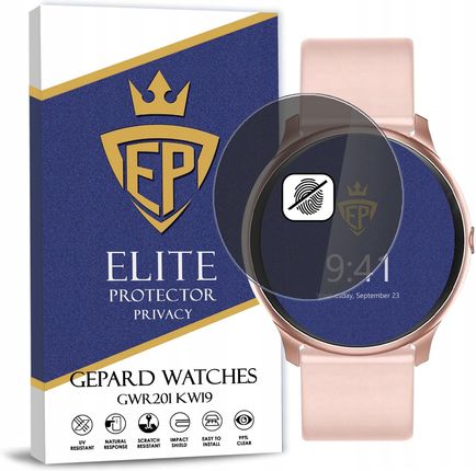 Elite Protector Folia 5D Prywatyzująca Szkło Anti Spy Do Gepard Watches Gwr201 Kw19 Ekran