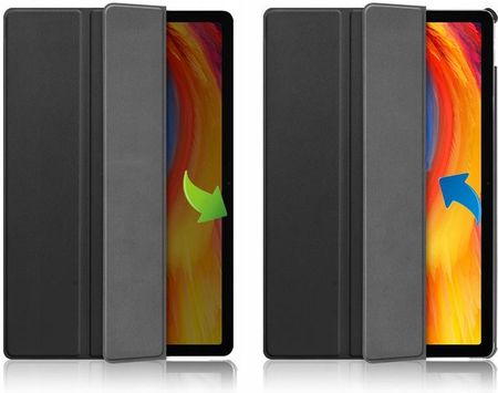 Etui Flip Skórzane Magnetyczne Do Lenovo Pad P11 11 5 Czarne Szkło - zdjęcie 4
