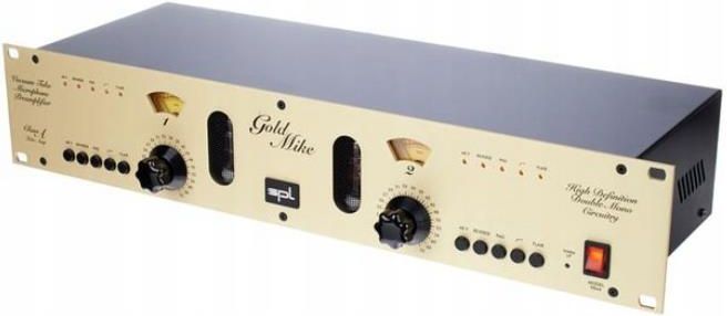 Wzmacmiacz audio SPL Goldmike 9844 2-Kanałowy Przedwzmacniacz Lampowy ...