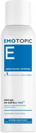 EMOTOPIC Emulsja do kąpieli MED+ do skóry suchej i atopowej, 400 ml