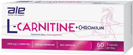 Ale L-Carnitine + Chromium 60kaps