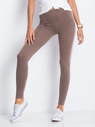 Kawowe legginsy Buzz - zdjęcie 2
