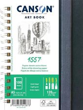 Canson Book Wire Bound Long Side Szkicownik A5 120G Portrait