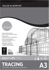 Daler Rowney Simply Tracing Paper Szkicownik Simply A3 60G