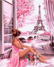 Zdjęcie Malowanie Po Numerach 40X50 Dziewczyna Z Różami - Ostrów Lubelski