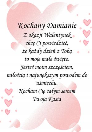 BLUZY DLA PAR Z HAFTEM NA WALENTYNKI SMERFETKA OSIŁEK INICJAŁY 2 SZT - zdjęcie 4