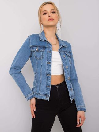 Niebieska kurtka z denimu Gabriela - zdjęcie 2
