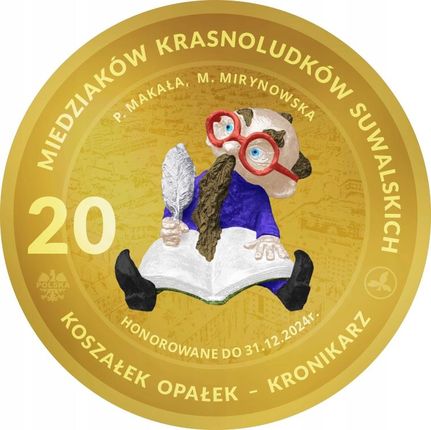 Magnes Na Lodówkę 20 Miedziaków Krasnoludków Suwalskich Koszałek Opałek