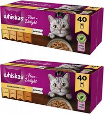 Whiskas Mokra Karma Dla Kotów W Galaretce Z Kurczakiem Indykiem Drobiem I Kaczką 80X85G