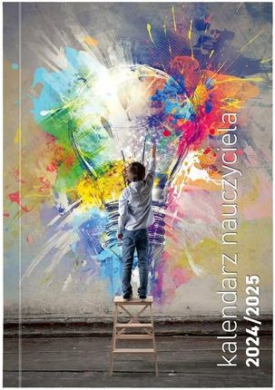 Kalendarz nauczyciela 24/25 B5 tygodniowy PCV bezbarwny GRAFITTI
