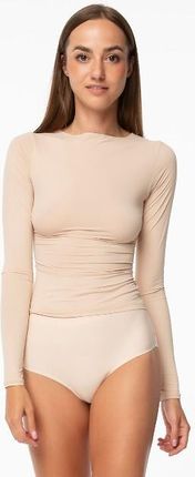 Koszulka SIMPLE LONGSLEEVE Kolor: nude | Rozmiar: M