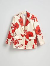 Reserved - Wzorzysta marynarka oversize - wielobarwny